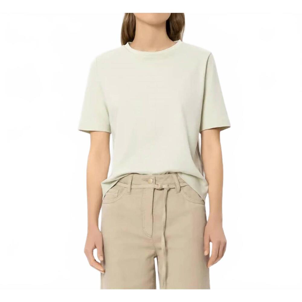 NEW LUISA CERANO cotton short sleeve t-shirt in mint green